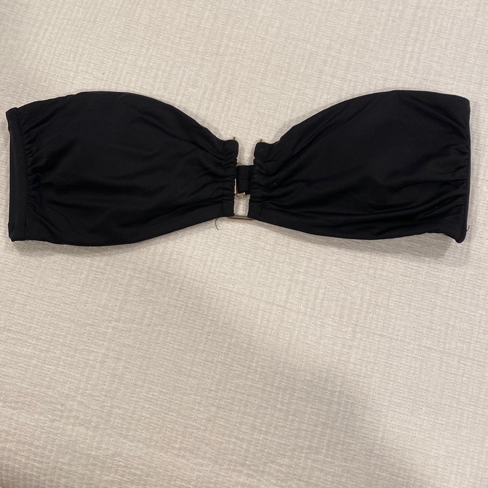 Target black bikini top. Slightly worn. Size large